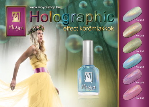 Moyra Holographic effect körömlakkok!