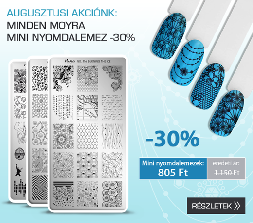 Augusztusi akció: Minden Moyra Mini nyomdalemez -30%!