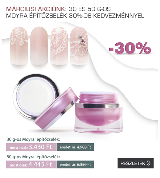 Moyra Építőzselé Akció!