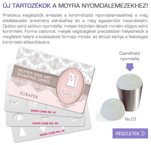 Új tartozékok a Moyra nyomdalemezekhez!