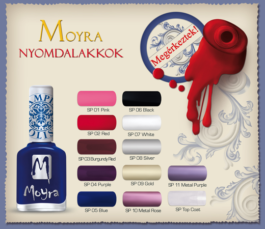 Új termékek: Moyra Nyomdalakkok!