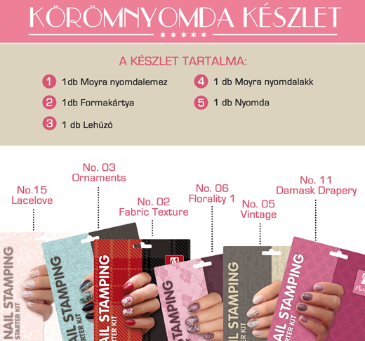 Újdonság! Moyra nyomdalemez szettek érkeztek!