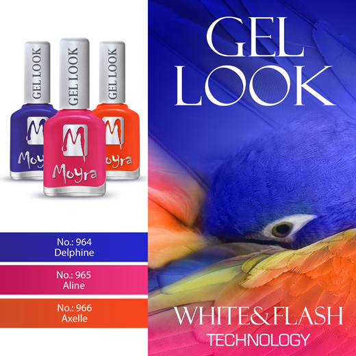 Új Moyra Gel Look körömlakkok white&flash technológiával!
