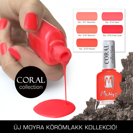 Hamarosan érkezik: Moyra Coral körömlakk kollekció