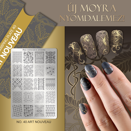 Moyra Nyomdalemez No. 40 Art Nouveau