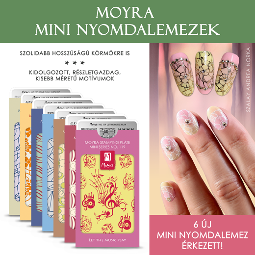 6 új Moyra mini nyomdalemez érkezett!