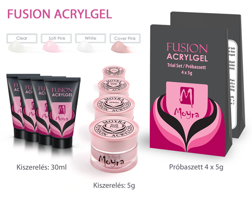 Újdonság: Moyra Fusion Acrylgel!