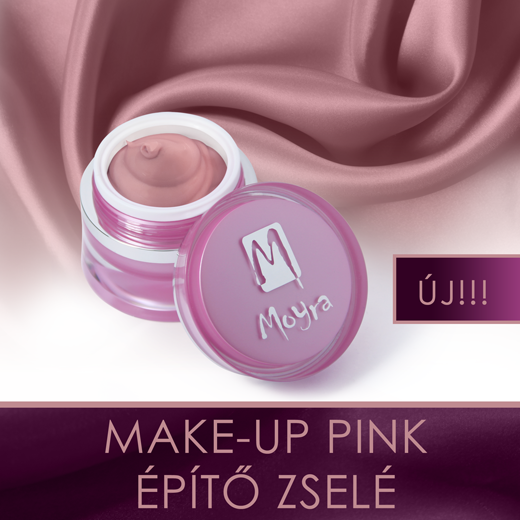 Újdonság: Moyra Fedőzselé Make-Up Pink!