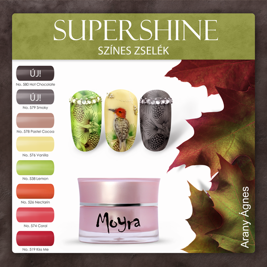 Új Moyra SuperShine színes zselék!