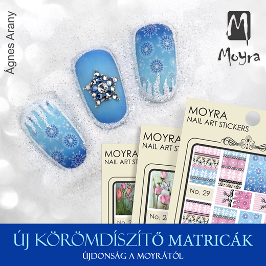 Új Moyra körömdíszítő matricák!