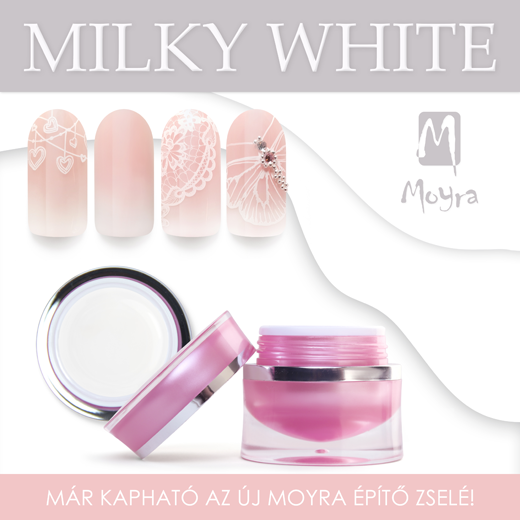 Moyra Milky White építő zselé!