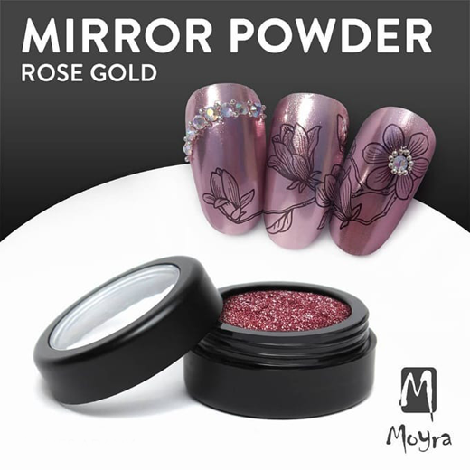 Moyra Mirror Powder Rose Gold