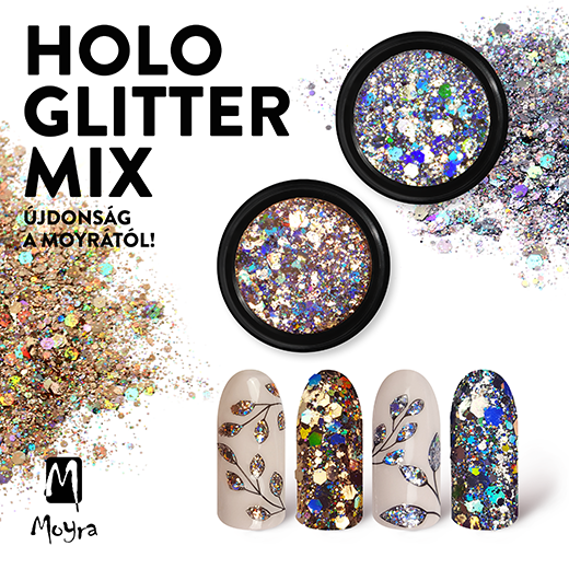 Újdonság a Moyrától: Holo glitter mix!