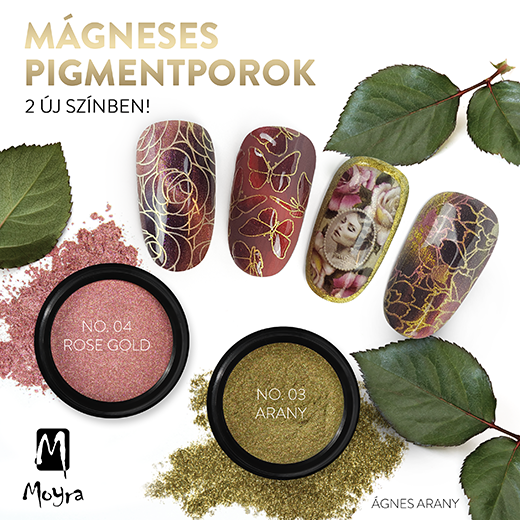 Moyra Mágneses Pigmentporok 2 új színben!