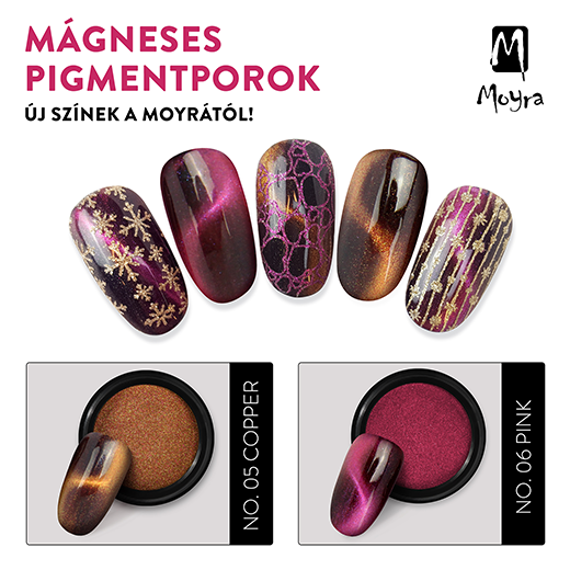 Moyra Mágneses Pigmentporok 2 új színben!