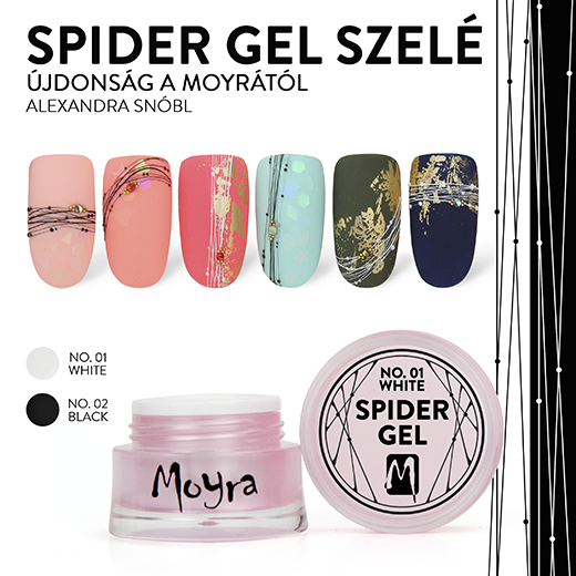 Újdonság! Moyra Spider Gel zselé!