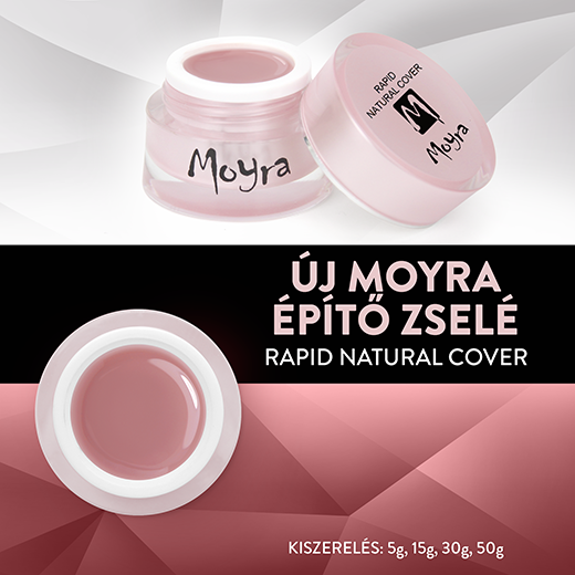 Moyra Körömépítő Zselé Rapid Natural Cover