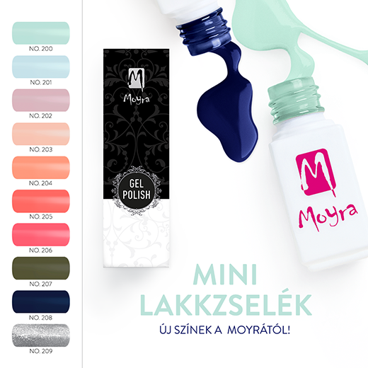 Megérkeztek az új Moyra Mini lakkzselék!