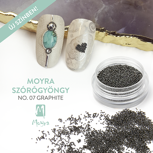 Moyra Szórógyöngy 0,4 mm – No. 07 Graphite
