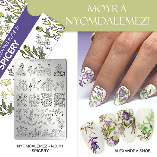 Új Moyra Körömnyomda lemez: No. 91 Spicery!