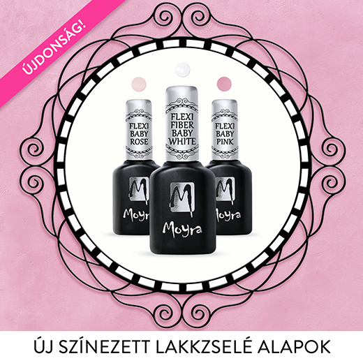 Új színezett lakkzselé alapok érkeztek!