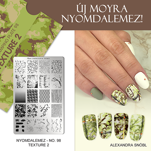 Új Moyra Körömnyomda lemez: No. 98 Texture 2!