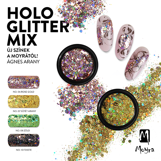 Holo Glitter Mix 4 új színben!